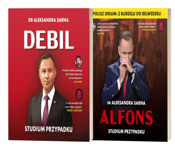 Zestaw książek Głupi i Głupszy: Debil. Studium przypadku + Alfons. Studium przypadku