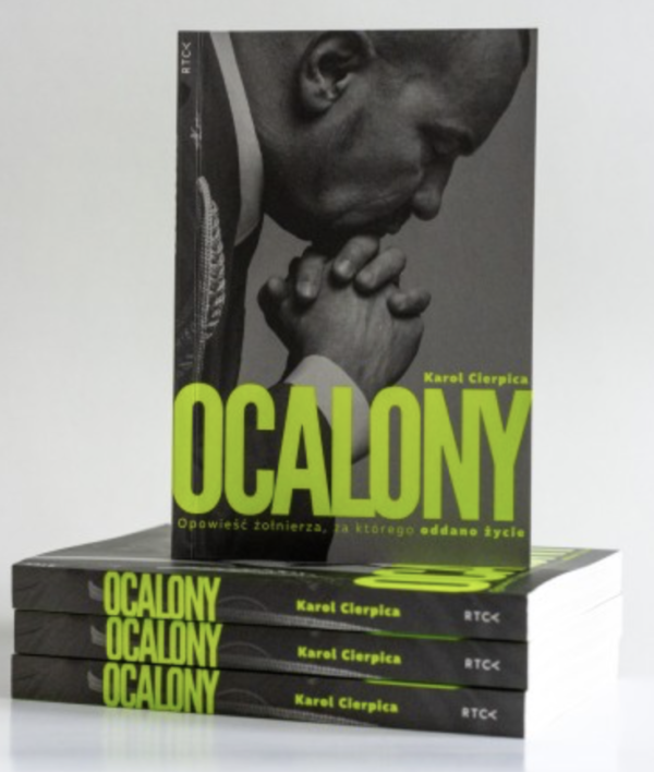 OCALONY. KAROL CIERPICA. KSIĄŻKA Z AUTOGRAFEM